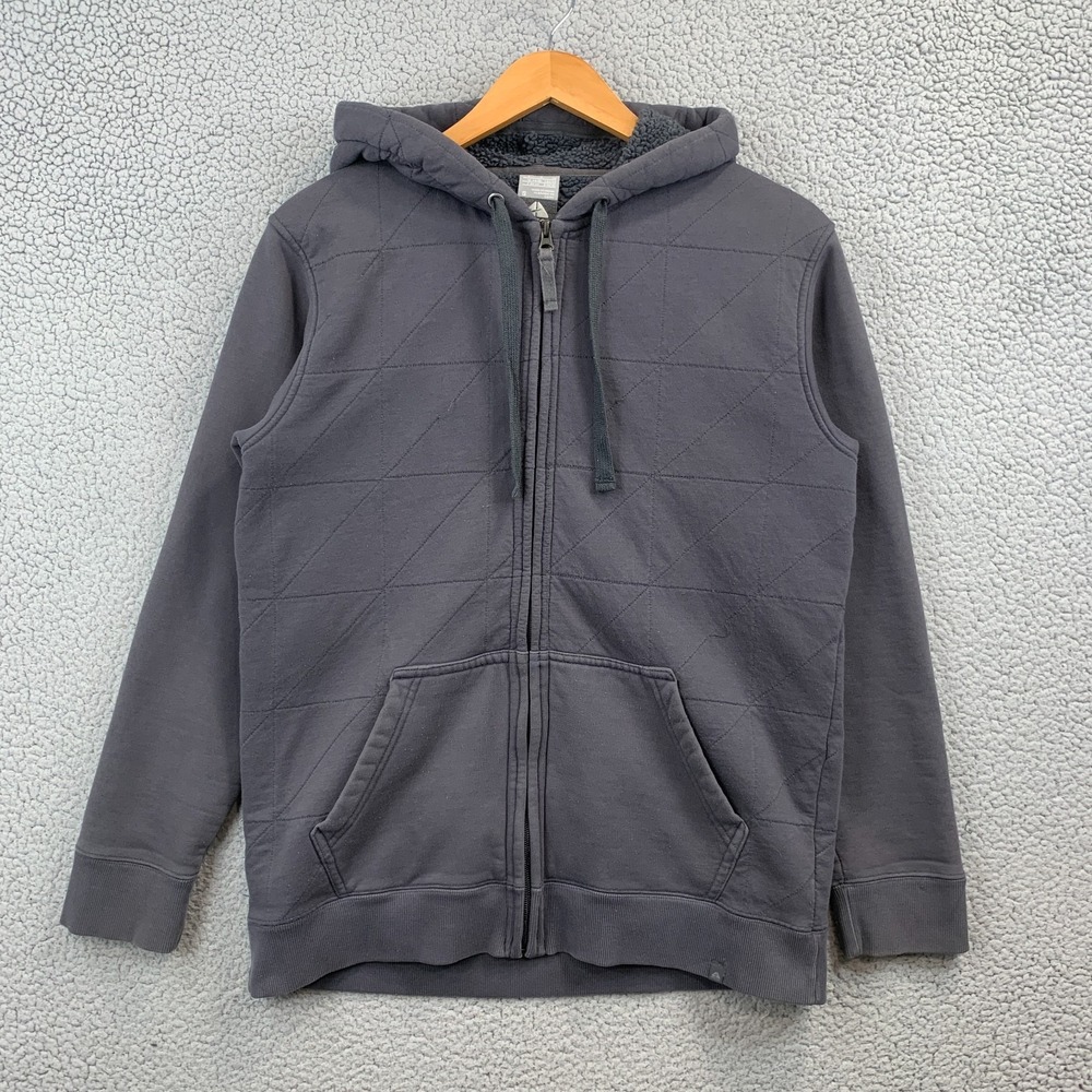 Nike ACG Fleece Lined Full Zip Hoodie Therma Fit Mens Size Small Gray
